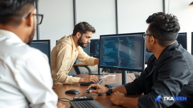 Formation Développement web et mobile en Algérie — TKAWEN